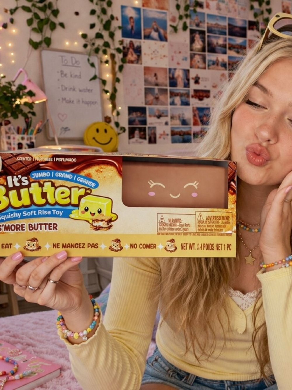Squishy Farms It's Butter Squish Soft Rise Toy - S'more Butter Toy
